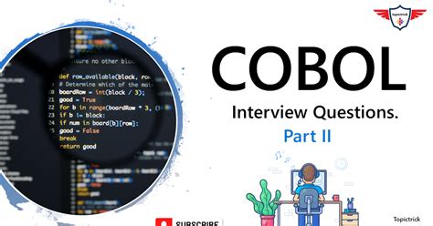 Cobol Mainframe Interview Questions And Answers Kindle Editon