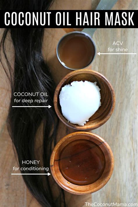 Coconut Oil Hair Mask: