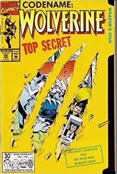 Codename Wolverine Top Secret 50 Code Name Wolverine 50 Reader