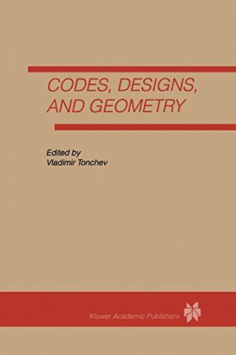 Codes, Designs, and Geometry 1st Edition Kindle Editon