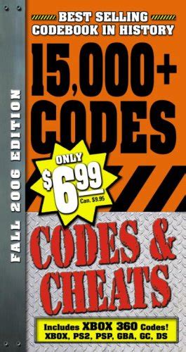 Codes and Cheats Fall 2006 Edition Over 15000 Secret Codes Codes and Cheats Prima Official Game Guide v 5 Reader
