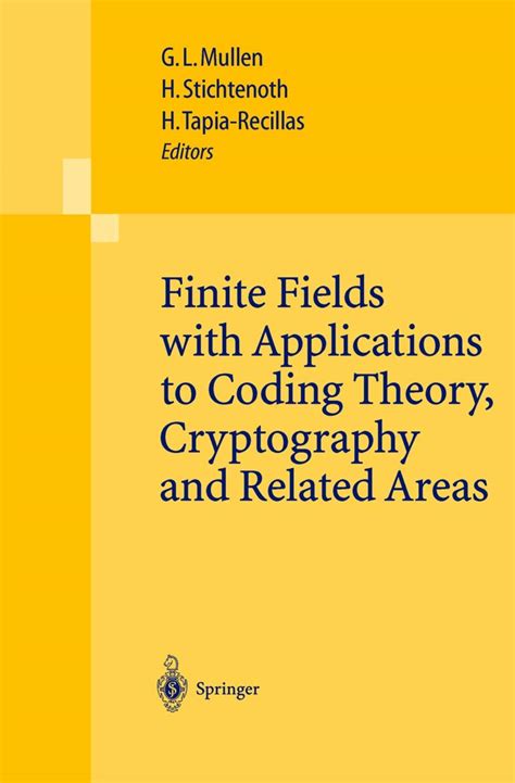 Coding Theory, Cryptography and Related Areas Proceedings of an International Conference on Coding T PDF