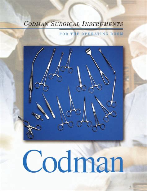 Codman Instrument Catalogue