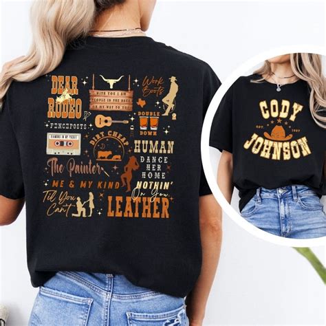 Cody Johnson Tee Shirts: Elevate Your Style, Embrace the Country Spirit