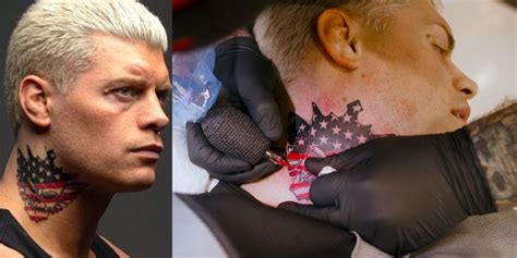 Cody Rhodes' Neck Tattoo: A Symbol of Determination