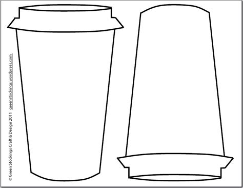 Coffee Cup Template Printable