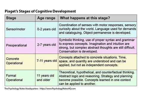 Cognitive Development