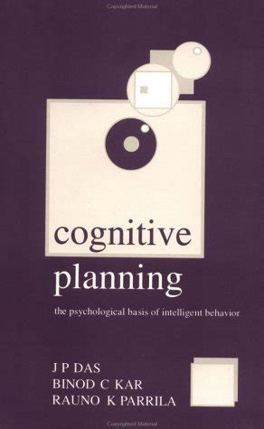 Cognitive Planning: The Psychological Basis of Intelligent Behaviour Ebook PDF