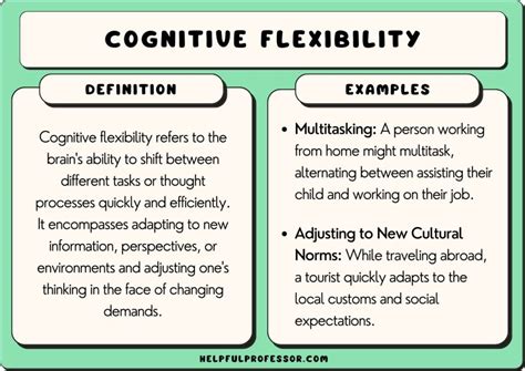 Cognitive flexibility: