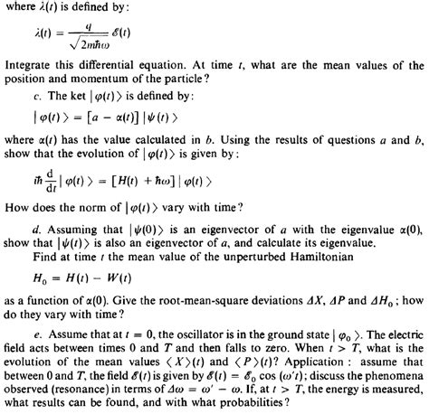 Cohen Quantum Mechanics Solutions Problem 5 Epub