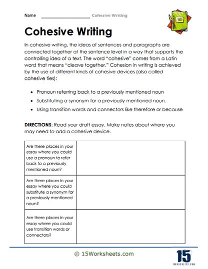 Cohesive Argumentative Writing Through Controlled Reader