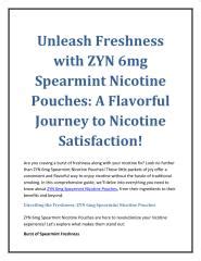 Coke.zyn: Unleash Revolutionary Nicotine Satisfaction in a Sleek and Convenient Format