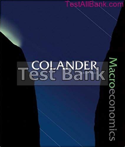 Colander Macroeconomics 8th Edition Answers Kindle Editon