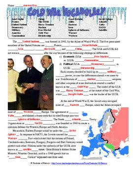 Cold War Begins Vocabulary Builder Answers Doc