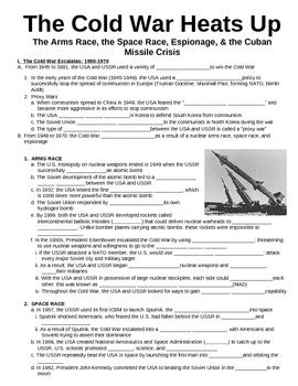 Cold War Heats Up Guided Answers Epub