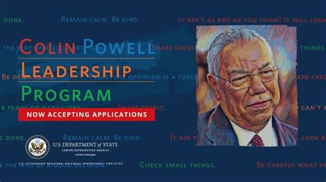 Colin Powell Leadership Program: Fostering Excellence in the Next Generation of Leaders