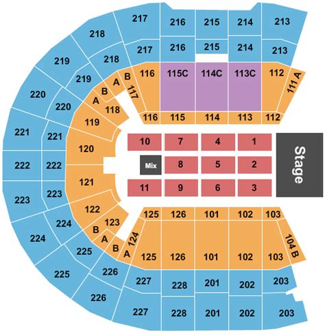 Coliseo Seating Chart