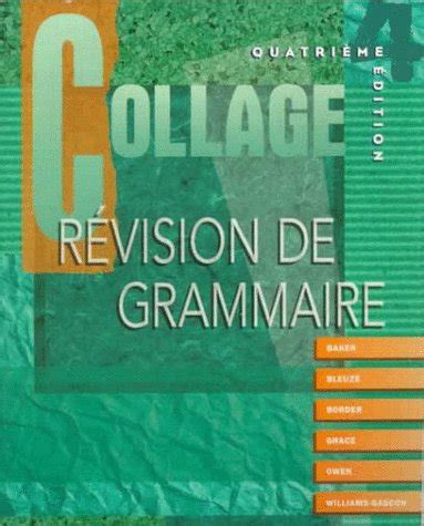 Collage: Revision de Grammaire Ebook Doc