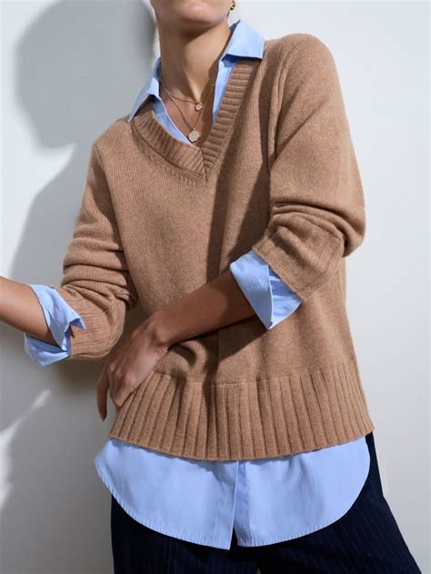 Collared Sweater Over Collared Shirt: Timeless Elegance Elevated