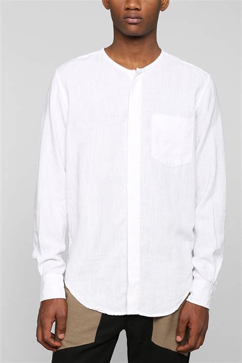 Collarless Button Down Men's Shirt: The Modern Essential