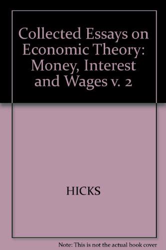 Collected Essays on Economic Theory Money Epub