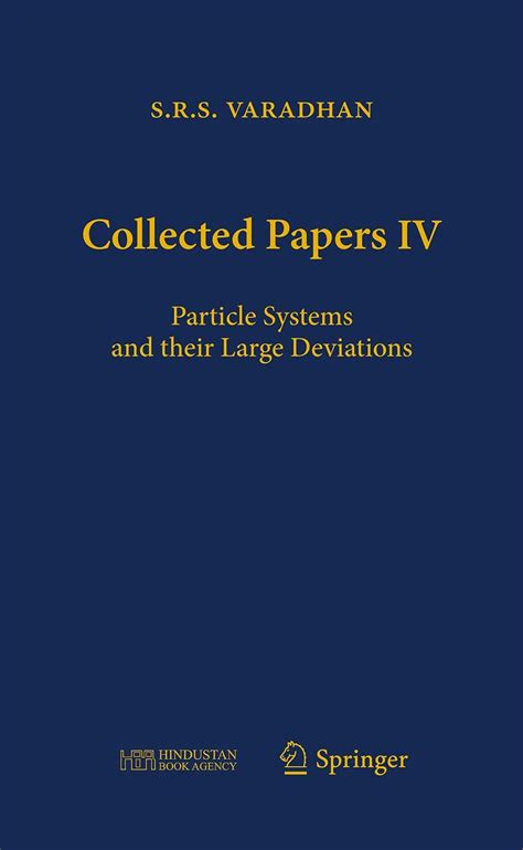 Collected Papers of S.R.S. Varadhan 4 Vols Doc