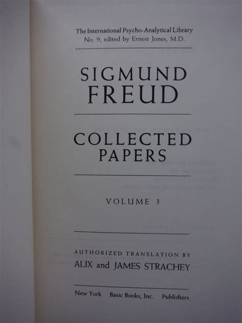 Collected Papers of Sigmund Freud Doc