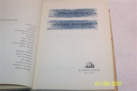 Collected Stories of William Faulkner Reader