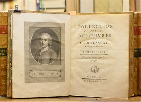 Collection complète des oeuvres de JJ Rousseau citoyen de Geneviève French Edition Reader