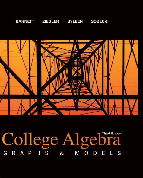 College Algebra Graphs and Models Epub