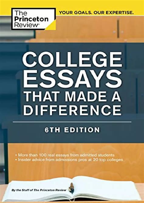 College Essays Difference Admissions Guides Kindle Editon