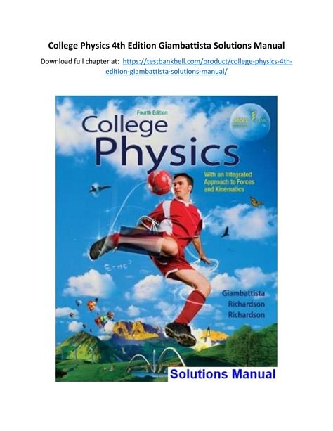 College Physics 4th Edition Solution Manual Epub