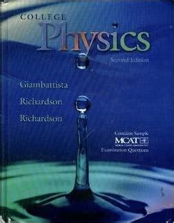 College Physics Giambattista 2nd Edition Solutions Kindle Editon