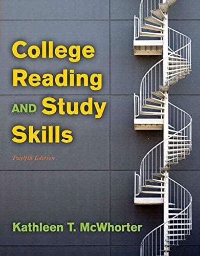 College Reading and Study Skills 12th Edition Kindle Editon