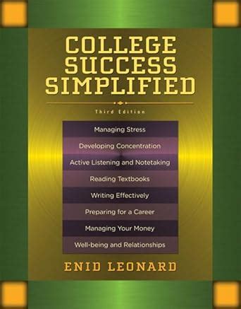 College Success Simplified (3rd Edition) Ebook Epub