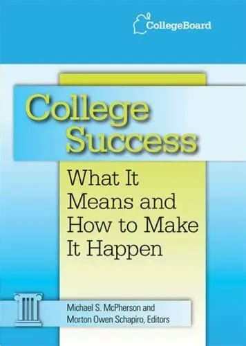 College Success What It Means and How to Make It Happen Epub