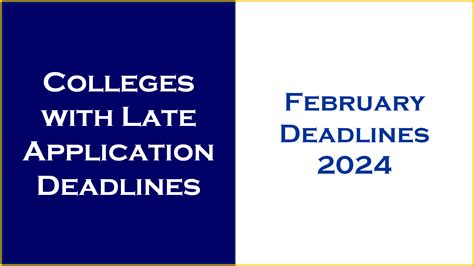 Colleges with February Deadlines: Exceptional Institutions Worth Considering