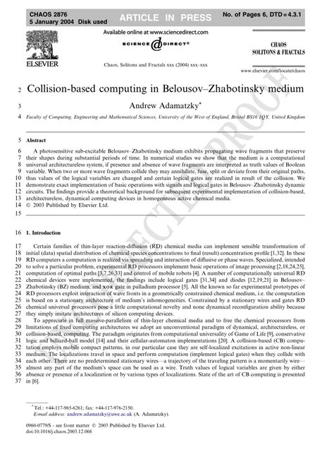 Collision-Based Computing 1st Edition PDF