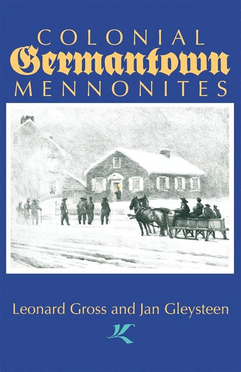 Colonial Germantown Mennonites Epub