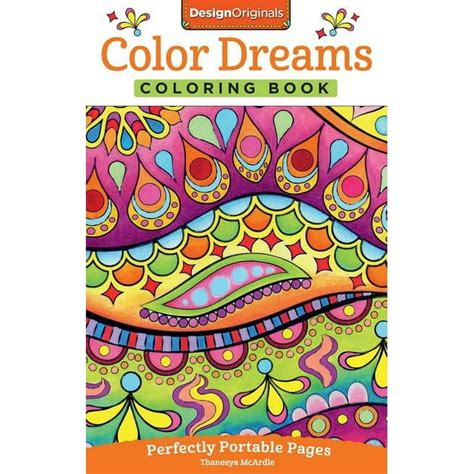 Color Dreams Coloring Book Perfectly Portable Pages On-The-Go Coloring Book Reader