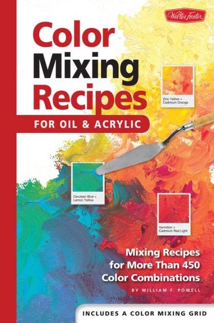Color Mixing Recipes for Oil and Acrylic Mixing recipes for more than 450 color combinations
