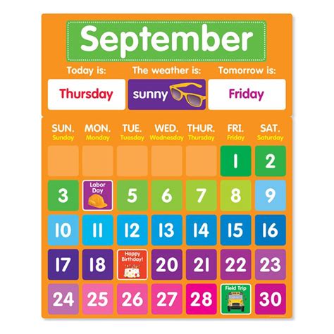 Color Your Classroom Calendar Bulletin Board PDF