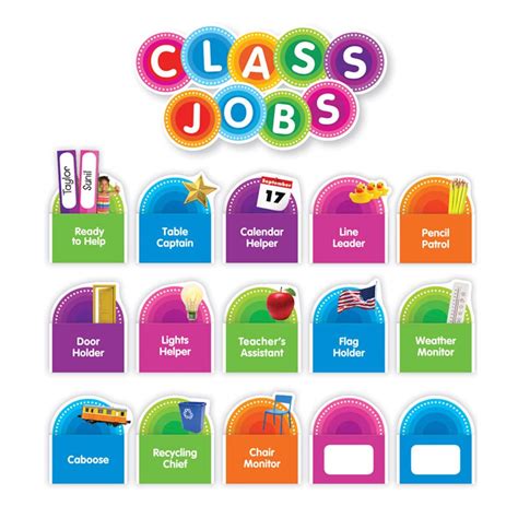 Color Your Classroom Class Jobs Bulletin Board Doc