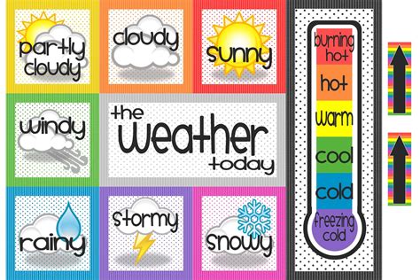 Color Your Classroom Today s Weather Chart Epub