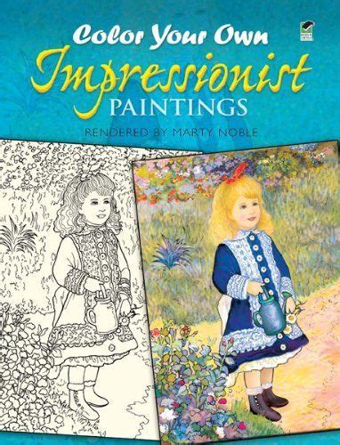 Color Your Own Impressionist Paintings Dover Art Coloring Book Kindle Editon