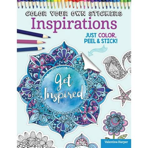 Color Your Own Stickers Inspirations Just Color Peel and Stick Kindle Editon