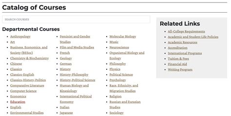Colorado Course Catalog