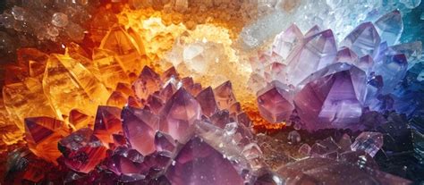 Colored Crystals: A Symphony of Light and Transformation