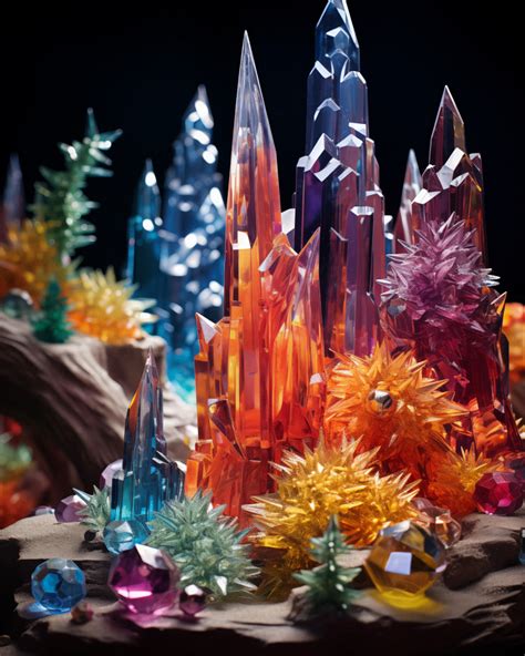 Colored Crystals: A World of Prismatic Wonders and Technological Advancements