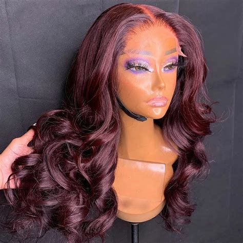 Colored Wigs Real Hair